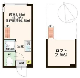 ハーモニーテラス南砂III【1階】の間取り