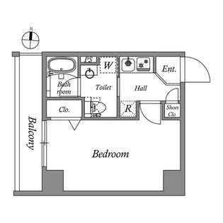 クオリタス押上【3階】の間取り