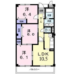 ボニートティエラ【2階】の間取り