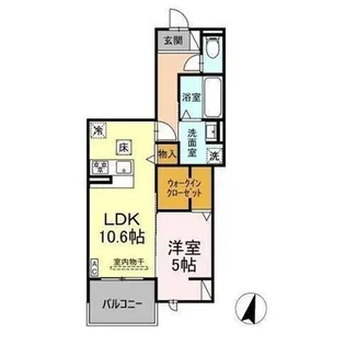 DiosPersimmon長泉I棟【2階】の間取り