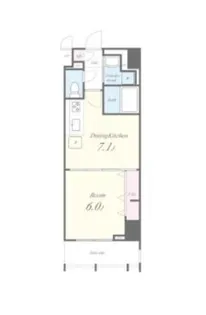 アルカス聖蹟【5階】の間取り