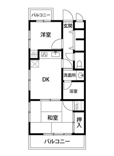 フロントピア蕨【2階】の間取り