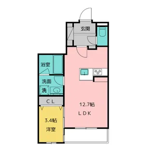 THE 1【1階】の間取り