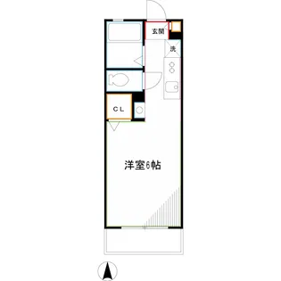 ブロス・K【1階】の間取り