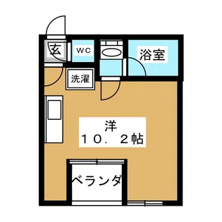 BETTER R 合浦【3階】の間取り