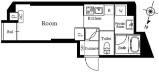 プレニーズ護国寺PREMIER【1階】の間取り