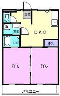 ル・シエル名張【3階】の間取り