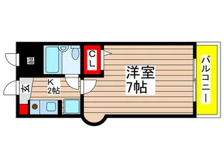第二ハイコ-プ田中【3階】の間取り