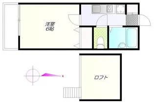 ブルーベル上井草【1階】の間取り