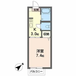 COM・ハイツ【1階】の間取り