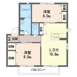 ソシアB【1階】の間取り