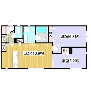 アンベリーユ【1階】の間取り