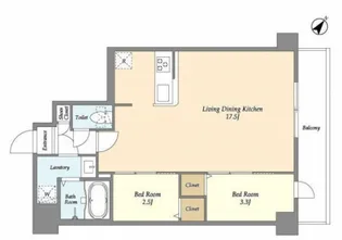 アルファコート瑞江【2階】の間取り