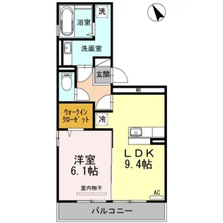 エスペリオ中の島【2階】の間取り