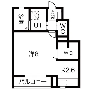 ミルフィーユ桜A棟【1階】の間取り