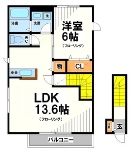 Rosenheim(ローゼンハイム)【2階】の間取り