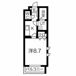 ベルズベル【2階】の間取り