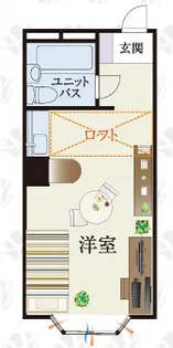 b’CASA馬堀海岸re-born【1階】の間取り