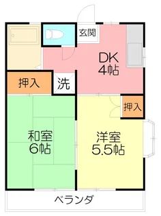 藤ハイツ【2階】の間取り