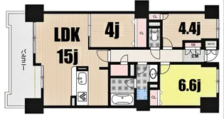 アマックス横浜【6階】の間取り