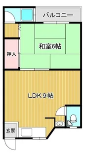 嶋川マンション【3階】の間取り