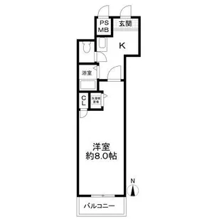 プランドールたかや【2階】の間取り