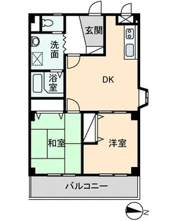 リュウセン五井【3階】の間取り
