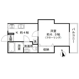 ハウス7【2階】の間取り