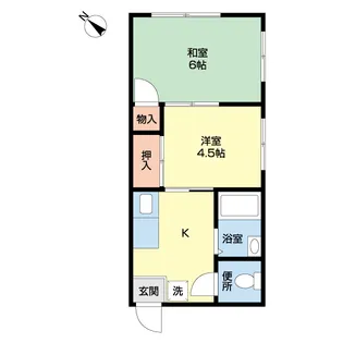 コーポ吉野【1階】の間取り