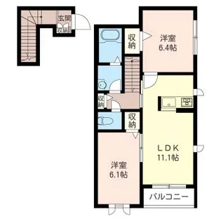 Dear Court【2階】の間取り