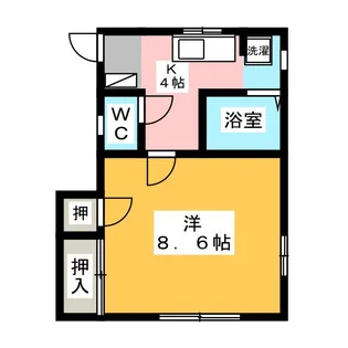 フレグランス ユタカ【1階】の間取り