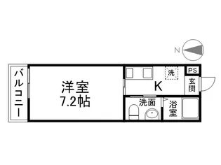 クレア ラ・クーオ【1階】の間取り