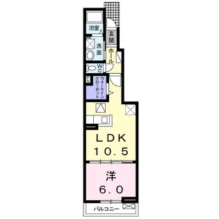 ポワール・メゾン T【1階】の間取り
