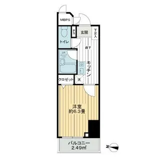 ライオンズプラザ亀戸第2【5階】の間取り