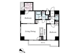 ルーブル東十条【11階】の間取り