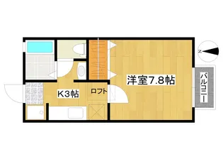 サンプラザファムリII【1階】の間取り