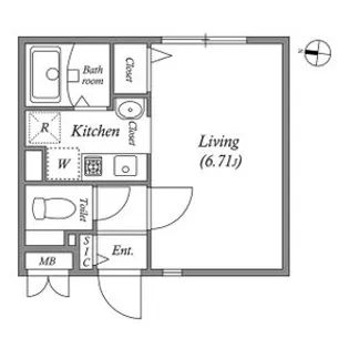MODULOR池上【2階】の間取り