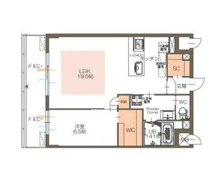 GRANDGRACE富ケ丘【3階】の間取り