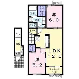 アクア・リヴェールIII【2階】の間取り