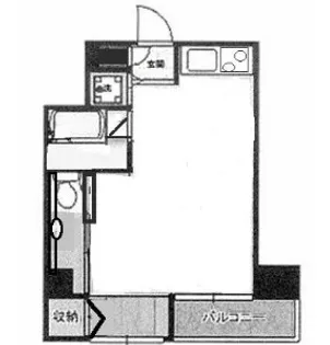 西日暮里フラワーマンション【5階】の間取り
