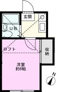 パセットワン上尾【2階】の間取り