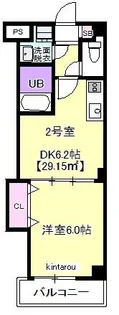 YMK稲毛【1階】の間取り