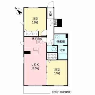 ドナートIII【1階】の間取り