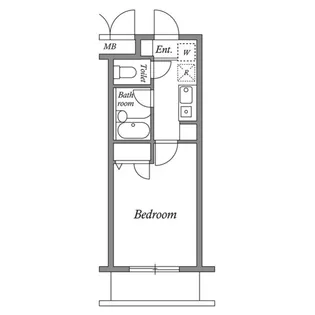 ルクレ津田沼【3階】の間取り