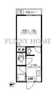 経堂グリーンハイツ【2階】の間取り