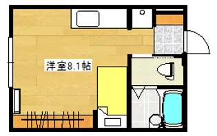 ハイドランジア草津【2階】の間取り