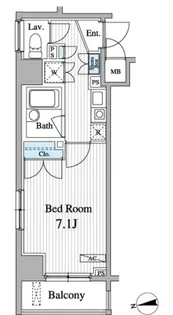 グレース早稲田【7階】の間取り