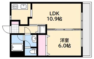 大宮コーポラス【2階】の間取り