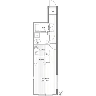 ZESTY大塚【5階】の間取り