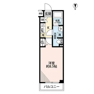 プレール・ドゥーク東雲II【2階】の間取り
